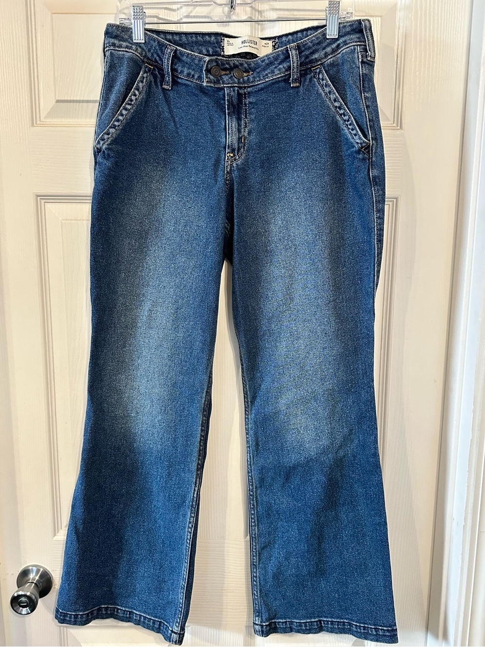 Hollister Blue Wide-Leg Women's Jeans